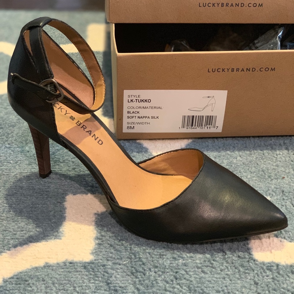 New in Box Lucky Brand Ankle Strap Pumps